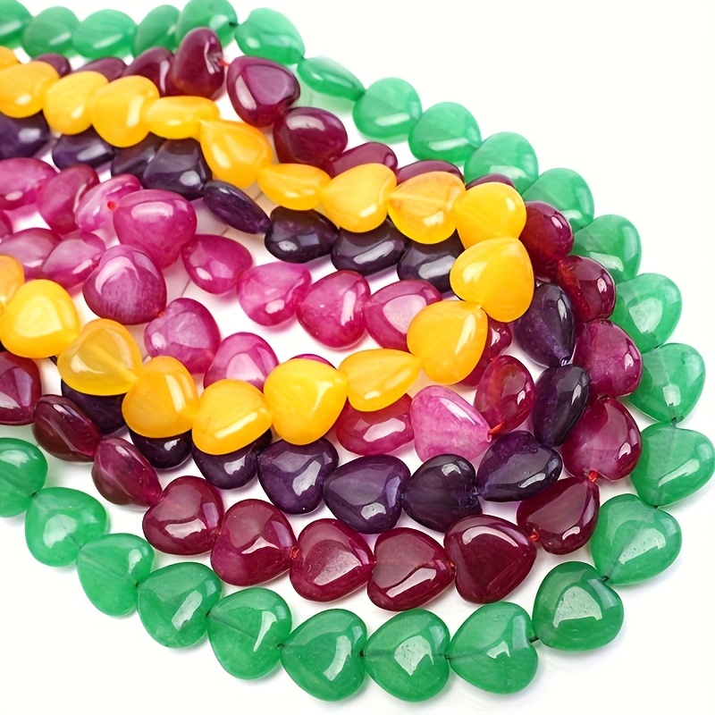 High-Quality Natural Stone Decorative Beads, 15mm